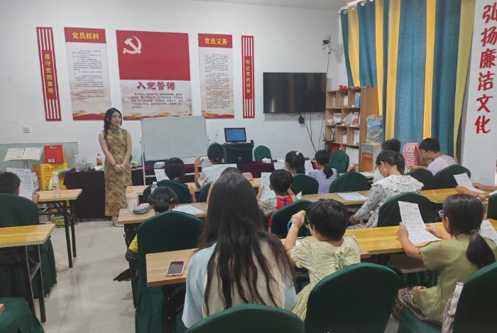 山東大學支教隊為沂南兒童開展夏令營活動