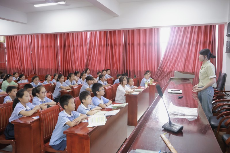 馬路鎮(zhèn)完小：湖師大社會實踐團開展資助宣傳活動