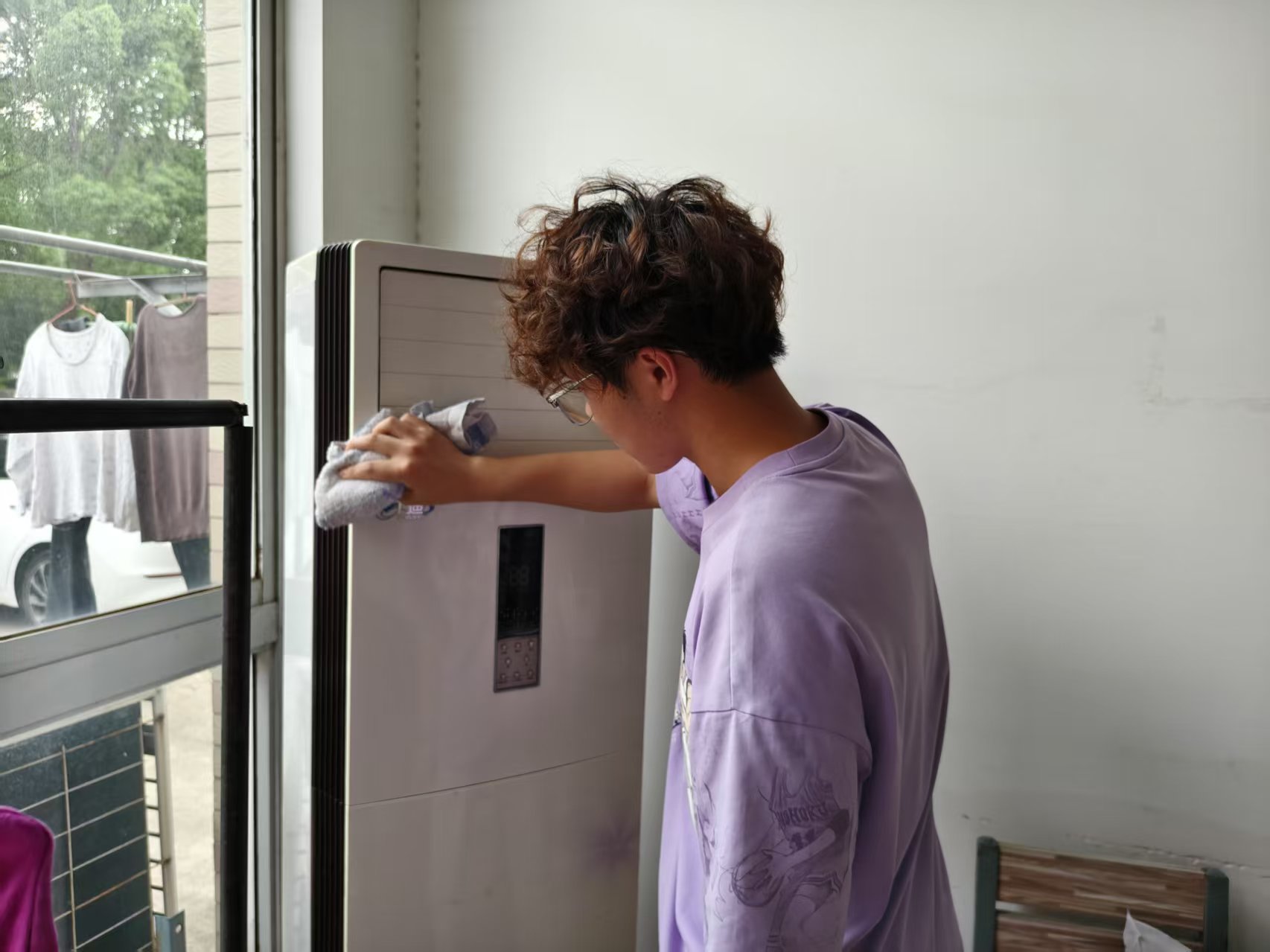 夕陽下的青春足跡