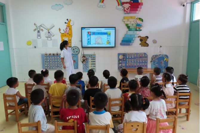 志愿傳洗手，杏林護童康