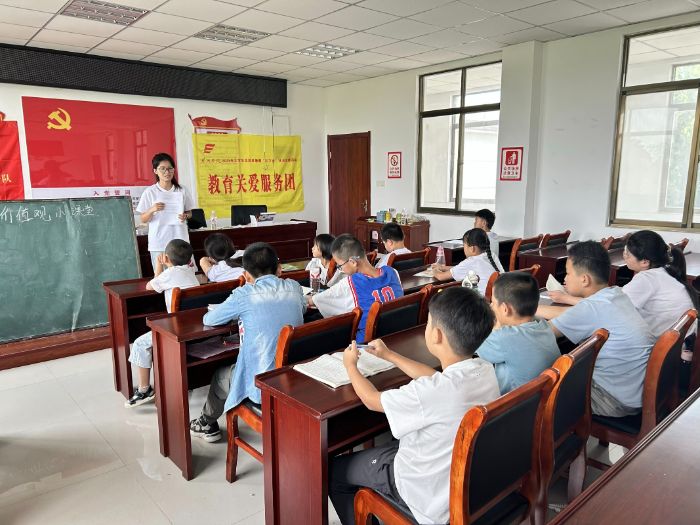 劉墩村暑托班——紅色教育啟智，趣味拓展添彩，青春力量護航成長