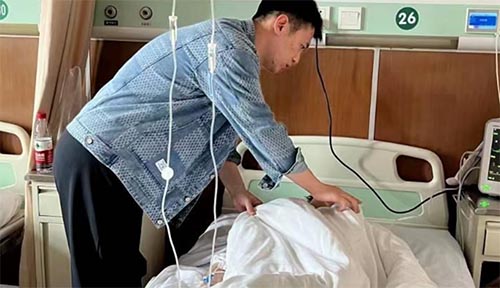 陪送就醫全天候 關心溫情常相伴——網絡與新媒體專業盛晶銘